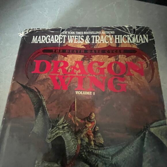 Margaret Weis Tracy Hickman Lot os 2 books Dragon wing The Seventh Gate fantasy - Picture 11 of 15